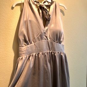 lindy bop silver marilyn halter dress NWT